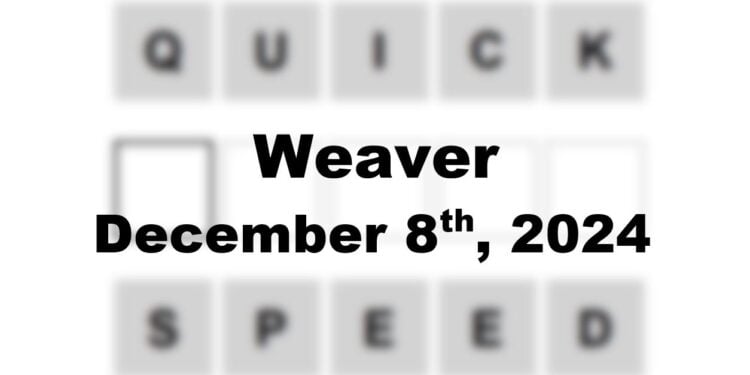 Daily Weaver Answers - 8th December 2024