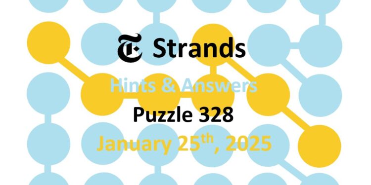 Daily Strands 328 Answers Today - 25th January 2025