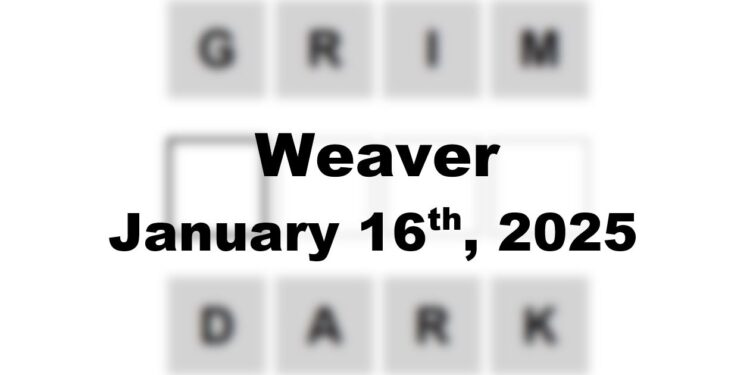 Daily Weaver Answers - 16th January 2025