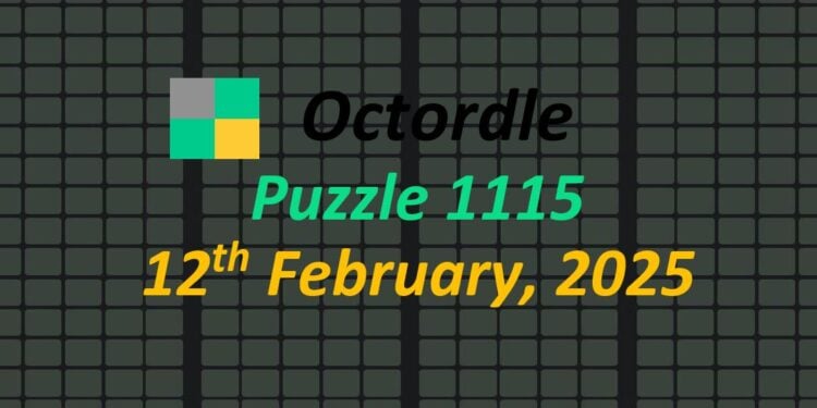Daily Octordle 12th February 2025 Answers Today 1115