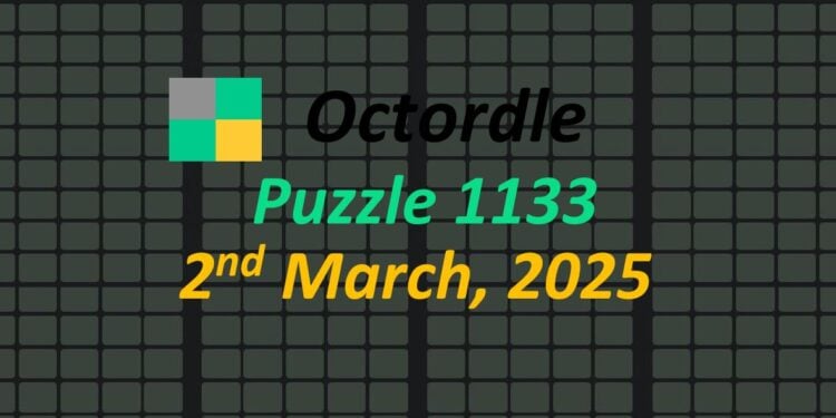 Daily Octordle 2nd March 2025 Answers Today 1133