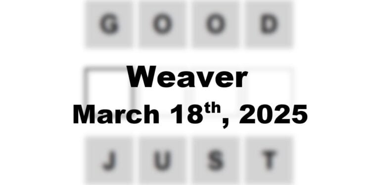 Daily Weaver Answers - 18th March 2025