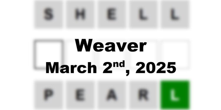 Daily Weaver Answers - 2nd March 2025