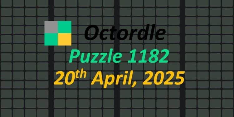 Daily Octordle 20th April 2025 Answers Today 1182