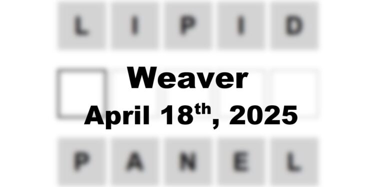 Daily Weaver Answers - 18th April 2025