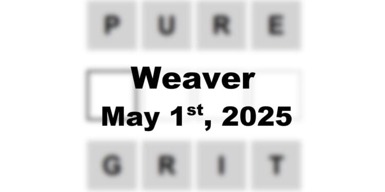 Daily Weaver Answers - 1st May 2025