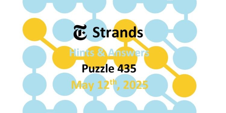 Daily Strands 435 Answers Today - 12th May 2025