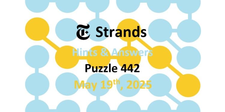 Daily Strands 442 Answers Today - 19th May 2025