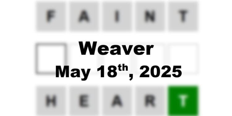 Daily Weaver Answers - 18th May 2025
