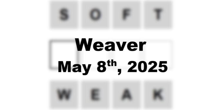 Daily Weaver Answers - 8th May 2025