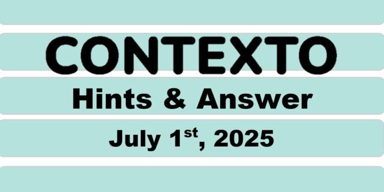 Daily Contexto 1017 - July 1st 2025