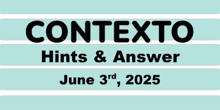 Daily Contexto 988 - June 3rd 2025