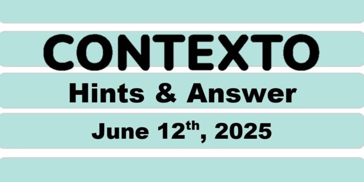 Daily Contexto 997 - June 12th 2025