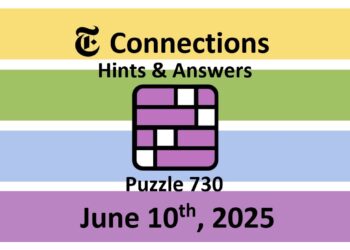 ‘Wordle’ Answer Today 1452 June 10th 2025 – Hints and Solution (6/10/25)