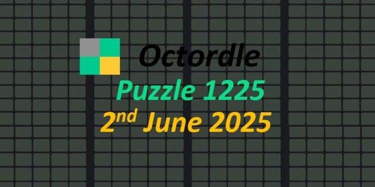 Daily Octordle 2nd June 2025 Answers Today 1224