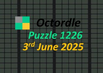 ‘Wordle’ Answer Today 1445 June 3rd 2025 – Hints and Solution (6/3/25)