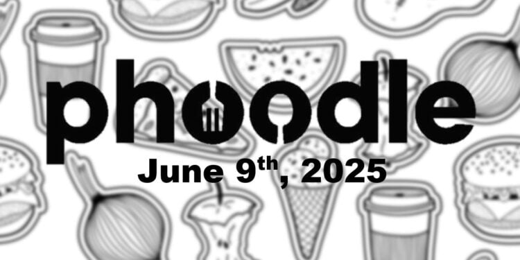 Daily Phoodle - 9th June 2025