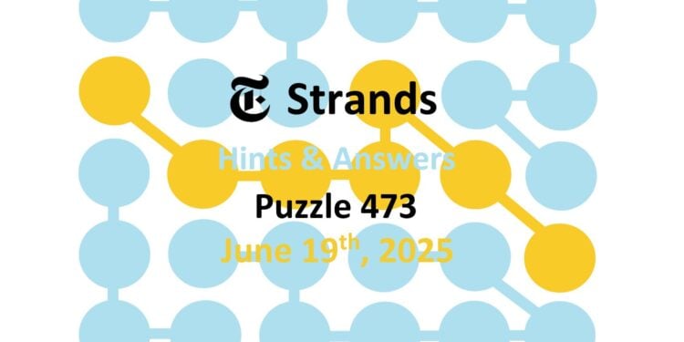 Daily Strands 473 Answers Today - 19th June 2025