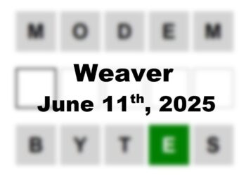 ‘Wordle’ Answer Today 1453 June 11th 2025 – Hints and Solution (6/11/25)