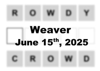 ‘Wordle’ Answer Today 1457 June 15th 2025 – Hints and Solution (6/15/25)