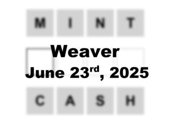 ‘Wordle’ Answer Today 1465 June 23rd 2025 – Hints and Solution (6/23/25)