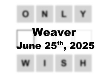 ‘Wordle’ Answer Today 1467 June 25th 2025 – Hints and Solution (6/25/25)