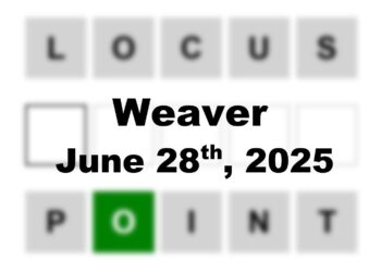 ‘Wordle’ Answer Today 1470 June 28th 2025 – Hints and Solution (6/28/25)