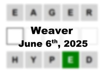 ‘Wordle’ Answer Today 1448 June 6th 2025 – Hints and Solution (6/6/25)