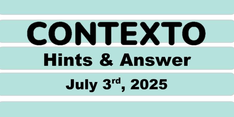 Daily Contexto 1019 - July 3rd 2025
