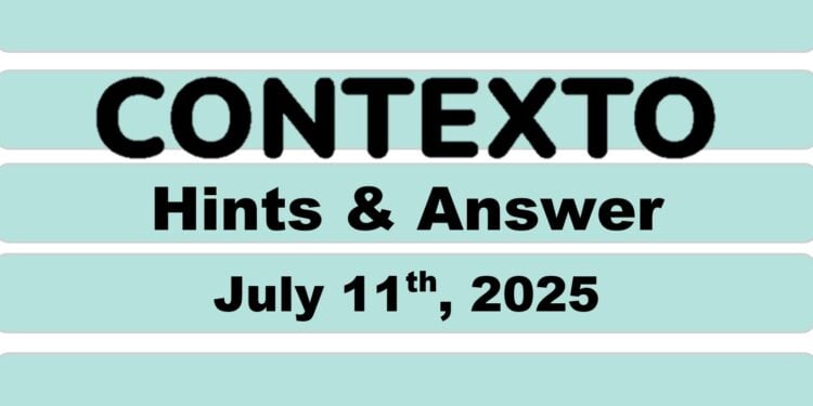 Daily Contexto 1027 - July 11th 2025