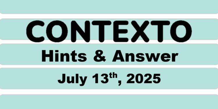 Daily Contexto 1029 - July 13th 2025