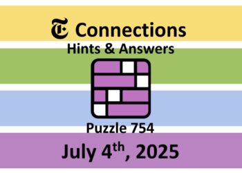 ‘Wordle’ Answer Today 1476 July 4th 2025 – Hints and Solution (7/4/25)