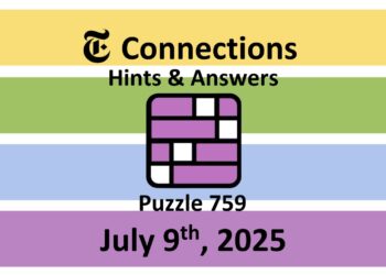 ‘Wordle’ Answer Today 1481 July 9th 2025 – Hints and Solution (7/9/25)