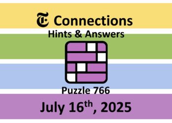 ‘NYT Connections’ Answers Today 766 July 16th, 2025 – Hints and Solutions (7/16/25)