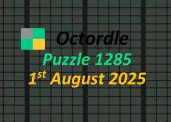 Daily ‘Octordle’ Answers 1285 August 1st, 2025 – Hints and Solutions (8/1/25)