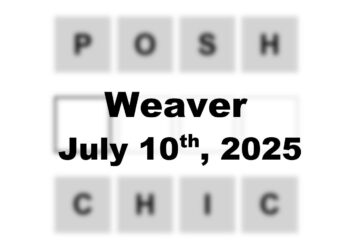 ‘Wordle’ Answer Today 1482 July 10th 2025 – Hints and Solution (7/10/25)