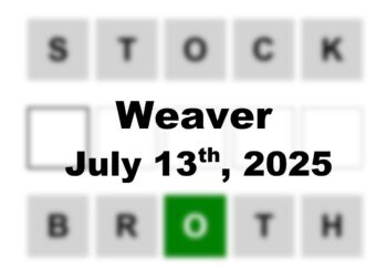 ‘Wordle’ Answer Today 1485 July 13th 2025 – Hints and Solution (7/13/25)