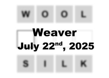 ‘Wordle’ Answer Today 1494 July 22nd 2025 – Hints and Solution (7/22/25)