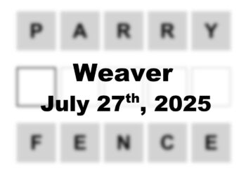 ‘Wordle’ Answer Today 1499 July 27th 2025 – Hints and Solution (7/27/25)