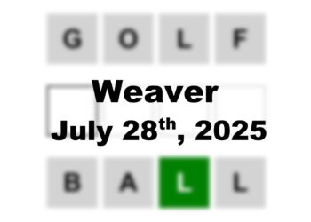 Today’s ‘Weaver’ Answer: July 28th 2025 Hints and Solution