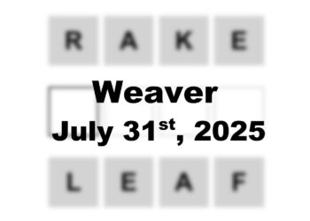 ‘Wordle’ Answer Today 1503 July 31st 2025 – Hints and Solution (7/31/25)