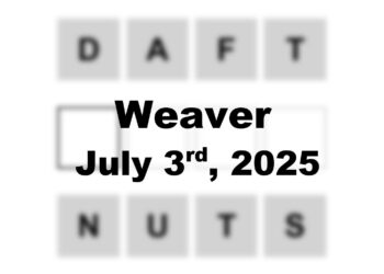 ‘Wordle’ Answer Today 1475 July 3rd 2025 – Hints and Solution (7/3/25)