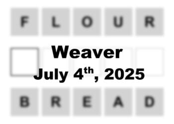 ‘Wordle’ Answer Today 1476 July 4th 2025 – Hints and Solution (7/4/25)