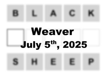 ‘Wordle’ Answer Today 1477 July 5th 2025 – Hints and Solution (7/5/25)