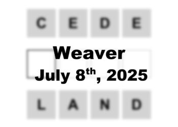 ‘Wordle’ Answer Today 1480 July 8th 2025 – Hints and Solution (7/8/25)