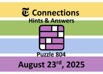 ‘Wordle’ Answer Today 1526 August 23rd 2025 – Hints and Solution (8/23/25)