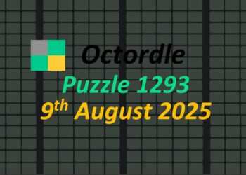 ‘Wordle’ Answer Today 1512 August 9th 2025 – Hints and Solution (8/9/25)