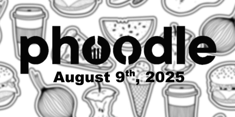 Daily Phoodle - 9th August 2025