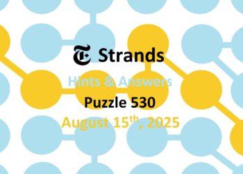 ‘Wordle’ Answer Today 1518 August 15th 2025 – Hints and Solution (8/15/25)