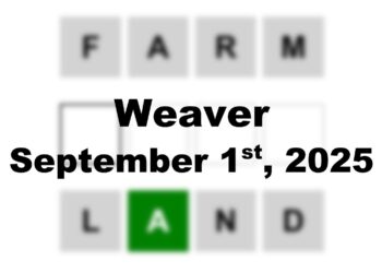 ‘Wordle’ Answer Today 1535 September 1st 2025 – Hints and Solution (9/1/25)